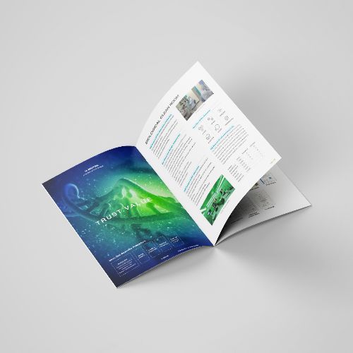 디자인 포트폴리오 엔바이오텍 브로슈어
